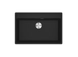 Franke Maris Lavello Da Incasso Fragranit Vasca Mrg 610-72 A Blackmatt Pulsante In Acciaio Inox Da 80 Cm 114.0658.305