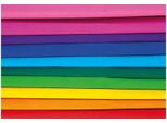 Carta Velina Increspata 50X200Cm - Mix 10 Colori Arcobaleno