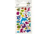 Adesivi Convessi Animali Marini 32Pz