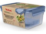 Tefal Masterseal Eco N1171818, Set, Rettangolare, Blu, Trasparente, Polipropilene (Pp), Elastomero Termoplastico (Tpe), Germania, 655 G