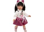 Bambola Llorens Dal Corpo Morbido Greta Gonna Rosa 40 Cm