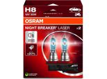 Osram Laser Notturno H8 PGJ19-1 12 V/35 W (Confezione Da 2)