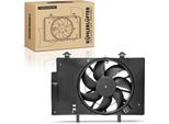 Frankberg 1X Radiatore Motore Ventola Singola Con Telaio Ventola Radiatore Ford B-Max Fiesta 6 Ecosport 1.0L