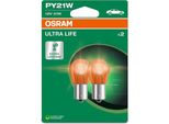 Osram Ultra Life PY21W Bau15S 12 V/21 W (Confezione Blister Da 2)