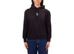 Calvin Klein Jeans - Felpa Donna Invernale Con Cappuccio - Taglia M