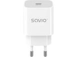 Savio SAVLA-09 Caricatore Per Dispositivi Mobili Universale Bianco Ac Outdoor