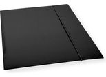 Cartella A4 Con Elastico Laccato Nero 300Gsm (10Pz)