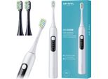Spinel Care Spazzolino Sonico Smileon White Con 2 Spazzolini Di Ricambio Nero