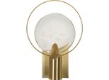 Lampe Da Pare Mauro Ferretti Oklan E14 20X10X29 Cm Oro Naturale
