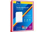 Cartella Di Presentazione A4 Pp + 40 Tasche Rosso