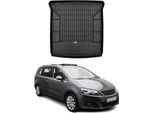 Omac Rivestimento Del Bagagliaio In Gomma Per Seat Alhambra 2010-2020 Pieghevole 3A Fila Nero