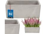 Kotarbau® Fioriera A Letto Rialzato Per Balcone 22 X 12 X 9 Cm Fioriera In Ceramica Cemento Rettangolare Per Balcone Fioriera Per Balcone Fioriera Per Balcone Vaso Per Erbe Davanzale Per Finestra Rettangolare