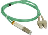 Cavo Patch In Fibra Ottica Alantec Mm OM3 LC-SC Duplex, 50/125, 3,0 M, Turchese