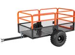 Vevor Rimorchio Ribaltabile, 800,59 Kg, Rimorchio ATV-UTV In Acciaio Per Il Traino Posteriore, Ribaltabile Con Parete Posteriore Rimovibile, Rimorchio Da Giardino Per Il Traino Di Tosaerba, Trattori E Rifiuti Da Giardino
