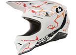 Casco O'neal 1SRS Splash Bianco/Arancione Xs (53/54 Cm)