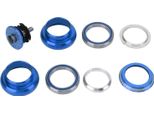 Serie Sterzo Viaron 34 Mm, Doppio Cuscinetto, Attacco Manubrio Forcella Bicicletta Per Mountain Bike, Bici Da Strada, Blu