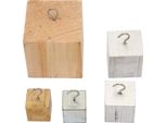 Set Di Cubi Di Densità Da 5 Pezzi In Rame, Ferro, Alluminio, Blocchi Di Legno Massiccio Per Esperimenti Fisici, Educazione Scientifica