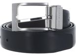 Ted Baker Cintura Karmer Reversible Leather Belt W85 Brn-Choc Marrone Scuro Nero