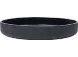 Vivanno Vaso Da Fiori In Fibra Di Vetro Oryven, Antracite Opaco - 30X5 Cm