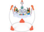 Costway Baby Jumperoo, Girello Con Diverse Altezze, Seduta Girevole A 360° E Tavolino Musicale, Sdraietta Con Luci E Suoni, Centro Attività Per Bambini Dai 6 Mesi In Su, Arancione