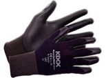 Guanti Da Giardinaggio In Nylon Kixx Taglia 10 Nero, Robusti E Antiscivolo
