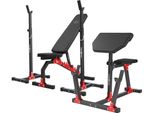 Marbo Sport Set MH9 | Panca Pesi Regolabile Su Due Lati MH-L114 + Panca Scott (Curl Desk) MH-L105 + Portapesi Regolabile In Altezza MH-S001 X2