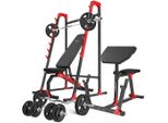 Marbo Sport Set MH10_136KG_KIER_G | Panca Pesi MH-L114 + Rack Per Bilancieri MH-S204 + Panca Scott MH-L105 + Set Di Piastre Pesi 83 Kg