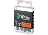 Wera Bit Impactor 1/4" Din 3126 E6.3 Pz3X50Mm 5-Pack , 05157662001"
