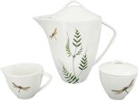 Servizio Da Tè In Porcellana Dragonfly (Teiera 1600Ml, Lattiera 150Ml, Zuccheriera 150Ml)