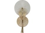 Mauro Ferretti Lampada Da Parete Alba E14 20X14X41 Cm Oro Naturale