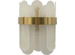 Lumino Da Pare Mauro Ferretti Grigio E14 20X14X28 Cm Oro Bianco