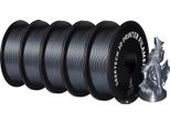 Filamento Per Stampa 3D, Diametro 1,75 Mm, Materiale Petg, Argento