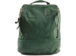 Harold's Pelle Zaino Per Laptop Zaino Con Scomparto Per Laptop Submarine Notebook Backpack Green Verde Scuro
