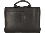 Loreto Samu - Aktentasche 14 38 cm RFID (darkbrown)