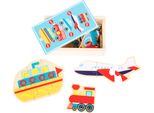Small Foot 10549 Scatola Puzzle Veicoli, 20 Pezzi (1 Set)