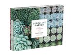 Galison Puzzle Reversibile Succulente 500 Pezzi