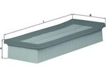 Mahle Lx 1601 - Filtro Aria Oe 55183269 Per Panda, Punto