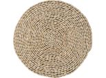 Clayre & Eef Tovaglietta Ø 35X1 Cm Marrone Giallo Seagrass