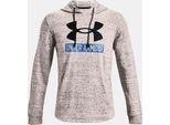 Under Armour Ua Rival Terry Logo Hoodie-Wht - L