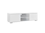 In And Outdoormatch Mobile Tv Sophia - Mobile Tv - Mdf - 34,5X120X40 Cm - Bianco Lucido - Design Moderno