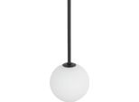 Lampada A Sospensione Nera E Bianca A Forma Di Sfera 12W Kier M Nowodvorski 10307