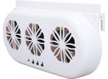 Ventola Di Ventilazione Per Auto, Raffreddatore Per Finestrini Di Auto Ad Energia Solare Con 3 Uscite, Pulizia Dei Fumi, Circolazione Dell'aria, Ventilatore Di Scarico Interfaccia Usb Per