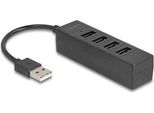 Delock 64334 Delock Usb Hub 4 Port Usb 2.0 Mit 4 X Usb Typ-A Bu Schwarz