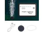 Pompa D'aria Per Acquari, Pompa D'ossigeno Ricaricabile Usb - Controllo Del Flusso D'aria A 3 Stadi, Impermeabile IPX7, Silenziosa, Tubo Di Pietra, Ideale Per La Pesca All'aperto
