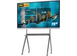 Touchwo 75 Pollici Monitor Touchscreen Smart Board, Lavagna Interattiva 4K, Schermo Android Touchscreen, Display Digital Signage Per Ufficio,