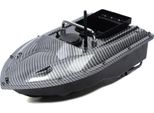 Rc Bait Boat Gps - Lancia Esche - Portata 500 M - Carico Utile 1,5 Kg - Luce Led - Abs E Acciaio Inox - Nero