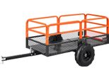 Vevor Rimorchio Ribaltabile, 725,75 Kg, Rimorchio ATV-UTV In Acciaio Per Il Traino Posteriore, Ribaltabile Con Parete Posteriore Rimovibile, Rimorchio Da Giardino Per Il Traino Di Tosaerba, Trattori E Rifiuti Da Giardino