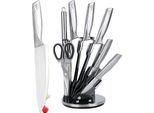 Set Di Coltelli, Acciaio Inox, Lunghezza Lama 20,5 Cm, Lunghezza Manico 13 Cm, Design Ergonomico, Ecologico