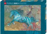 Heye Puzzle Map Art: Cavallo 2000 Pezzi
