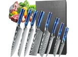Set Di Coltelli, Acciaio Inossidabile Ad Alto Tenore Di Carbonio, Design Ergonomico, 8 Pezzi